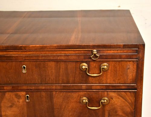 GEORGE III VIRGINIA WALNUT VENEERED CHEST OF DRAWERS - ADDITIONAL PHOTO 8