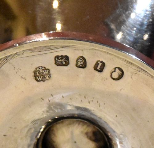 SILVER BOWL BY WAKELIN TAYLOR LONDON 1786 - ADDITIONAL PHOTO 3
