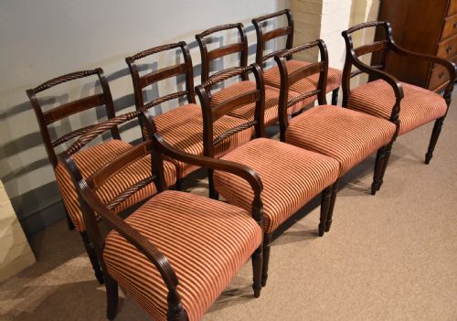 SET OF EIGHT REGENCY ROPEBACK DINING CHAIRS - ADDITIONAL PHOTO 2