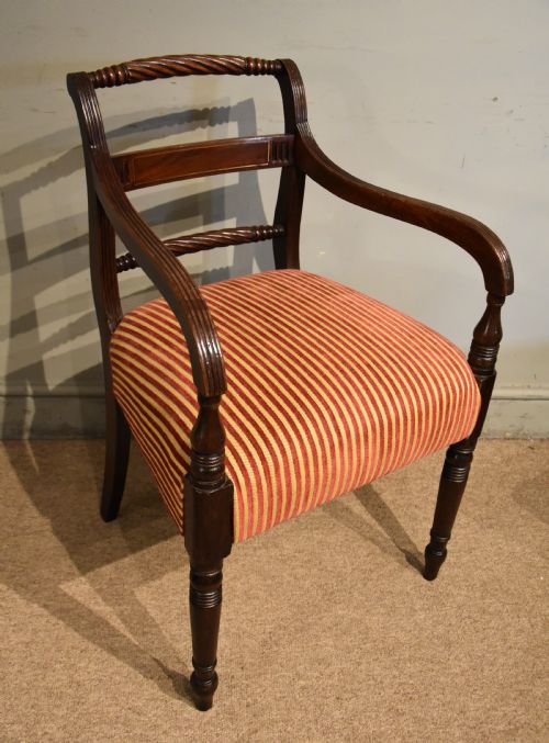SET OF EIGHT REGENCY ROPEBACK DINING CHAIRS - ADDITIONAL PHOTO 9