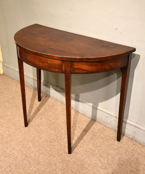 GEORGE III MAHOGANY CONSOLE SIDE TABLES - ADDITIONAL PHOTO 6