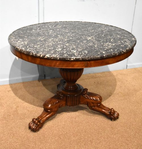 19TH CENTURY MAHOGANY FRENCH GUERIDON TABLE - ADDITIONAL PHOTO 2