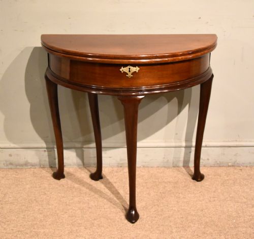 LATE GEORGE IIL FOLD OVER TEA TABLE - ADDITIONAL PHOTO 2