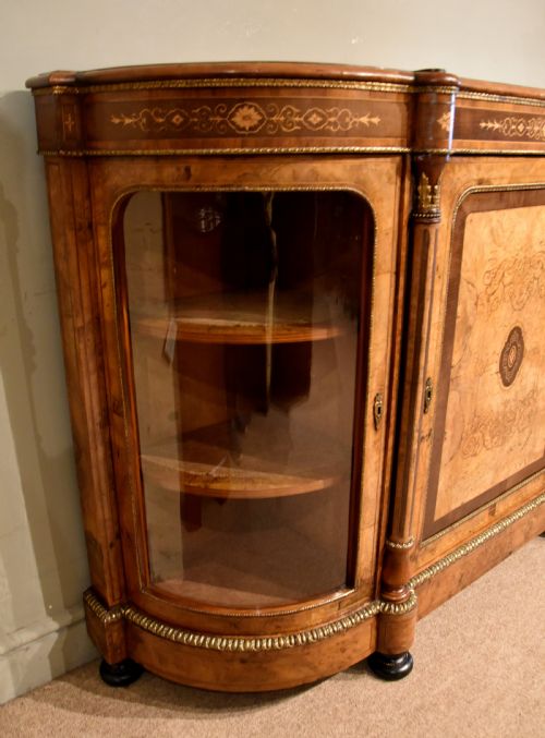 19TH CENTURY WALNUT CREDENZA SIDEBOARD - ADDITIONAL PHOTO 7