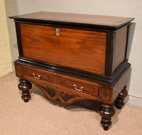 MID 19TH CENTURY CEYLONE DOWRY CHEST - ADDITIONAL PHOTO 1
