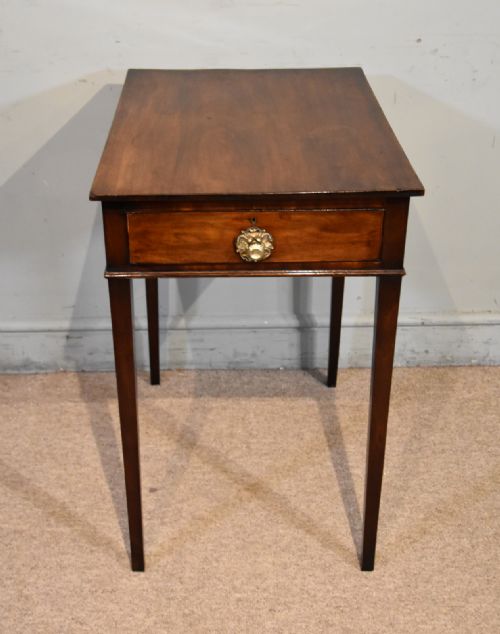 regency period mahogany side table - CATEGORY: ANTIQUE TABLES - DATED REGENCY