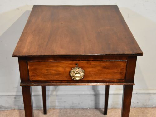 REGENCY PERIOD MAHOGANY SIDE TABLE - ADDITIONAL PHOTO 1