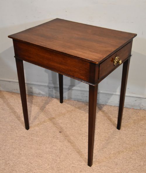 REGENCY PERIOD MAHOGANY SIDE TABLE - ADDITIONAL PHOTO 3