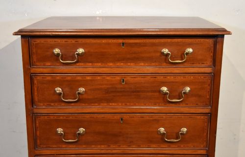 EDWARDIAN MAHOGANY WELLINGTON CHEST SPILLMAN CO - ADDITIONAL PHOTO 2