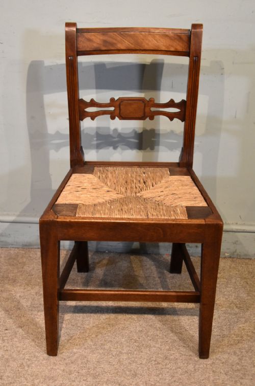 SET OF FOUR EARLY 19TH CENTURY FRUITWOOD DINING CHAIRS - ADDITIONAL PHOTO 3