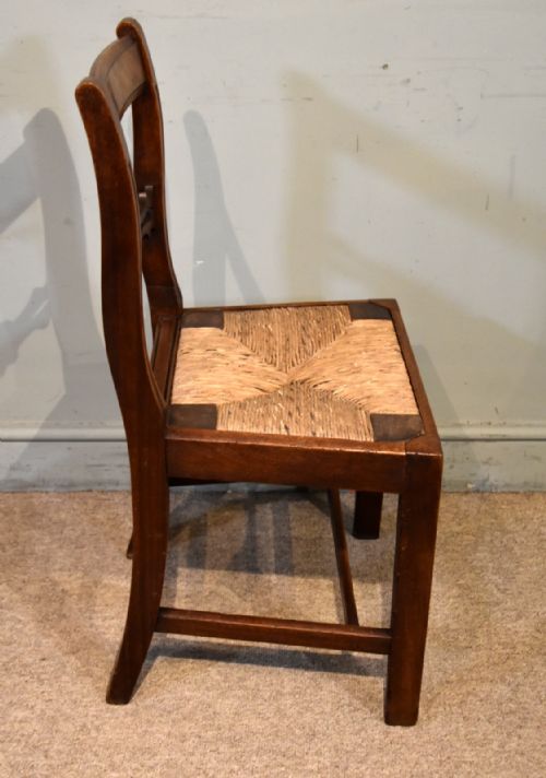 SET OF FOUR EARLY 19TH CENTURY FRUITWOOD DINING CHAIRS - ADDITIONAL PHOTO 5