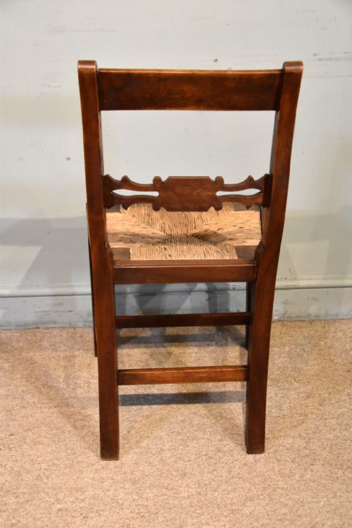 SET OF FOUR EARLY 19TH CENTURY FRUITWOOD DINING CHAIRS - ADDITIONAL PHOTO 6