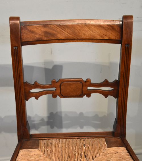 SET OF FOUR EARLY 19TH CENTURY FRUITWOOD DINING CHAIRS - ADDITIONAL PHOTO 7