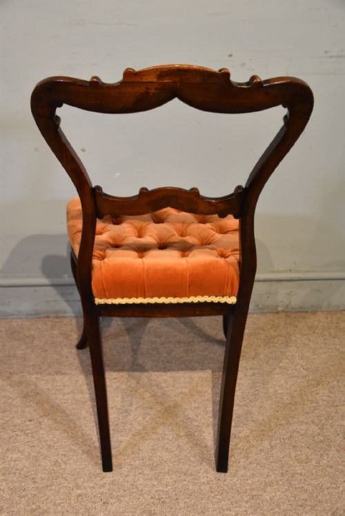 SET OF EIGHT 19TH CENTURY ROSEWOOD CHAIRS - ADDITIONAL PHOTO 6