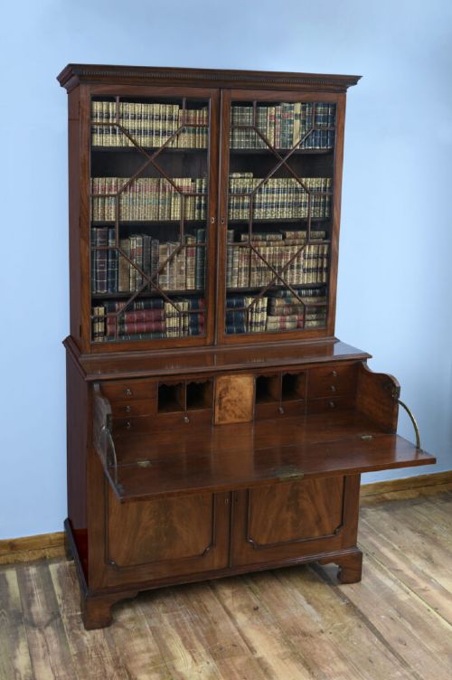 18TH CENTURY PERIOD SECRETAIRE BOOKCASE - ADDITIONAL PHOTO 1