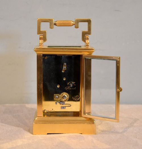 PORCELAIN MOUNTED CARRIAGE TIMEPIECE - ADDITIONAL PHOTO 4