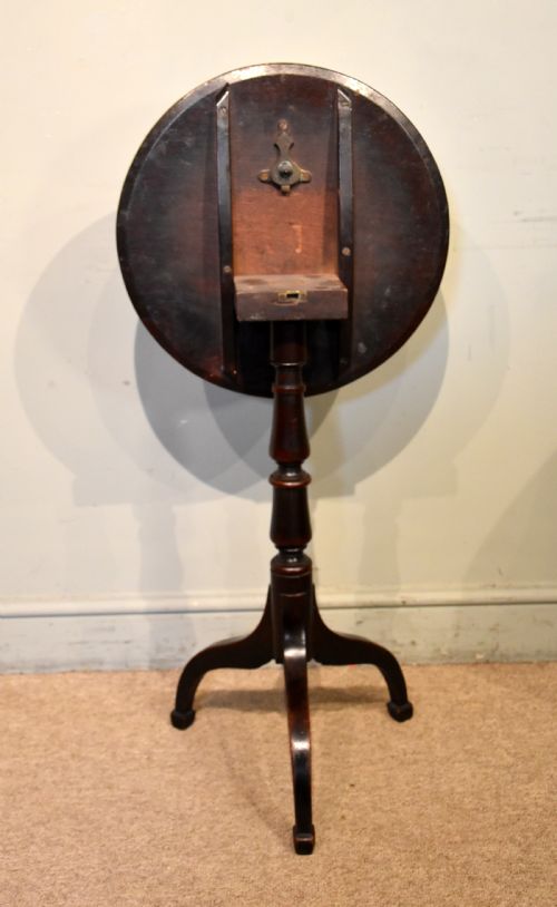 LATE 18TH CENTURY MAHOGANY TRIPOD TABLE - ADDITIONAL PHOTO 5
