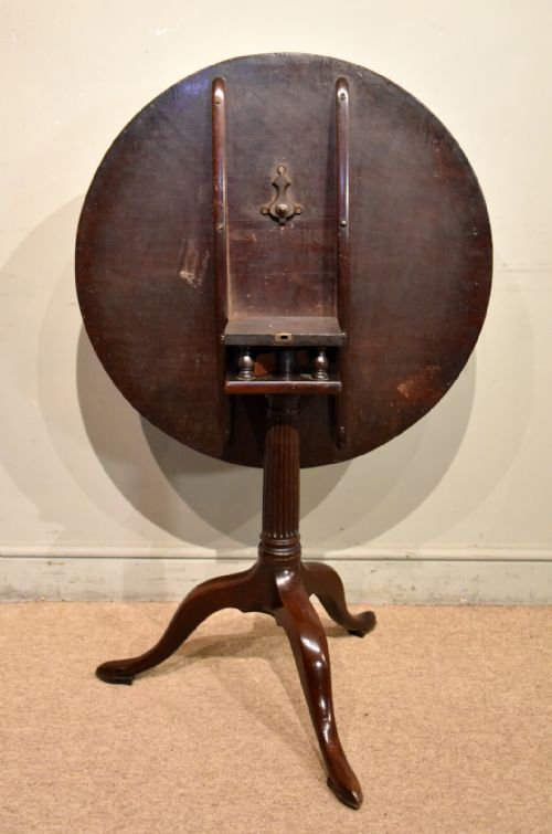MID 18TH CENTURY MAHOGAN TRIPOD TABLE - ADDITIONAL PHOTO 3