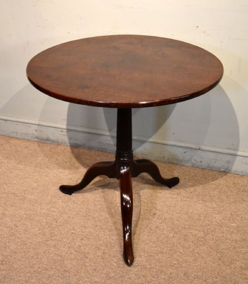 MID 18TH CENTURY MAHOGAN TRIPOD TABLE - ADDITIONAL PHOTO 4