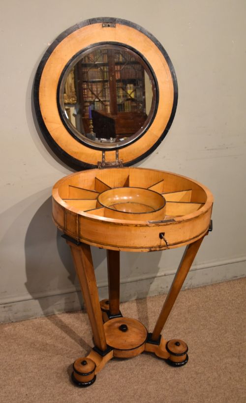 RARE BIEDERMEIER DRESSING CENTRE TABLE - ADDITIONAL PHOTO 1