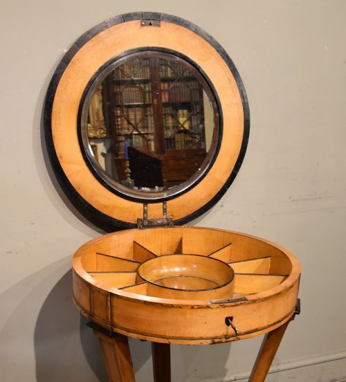RARE BIEDERMEIER DRESSING CENTRE TABLE - ADDITIONAL PHOTO 2