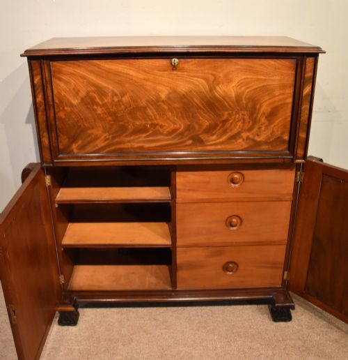 GILLOWS SIDE CABINET WITH SECRETAIRE - ADDITIONAL PHOTO 2