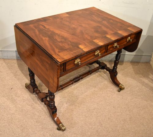 REGENCY FLAME MAHOGANY SOFA TABLE - ADDITIONAL PHOTO 6