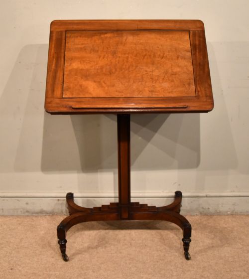 Regency Period Mahogany Reading Music Stand