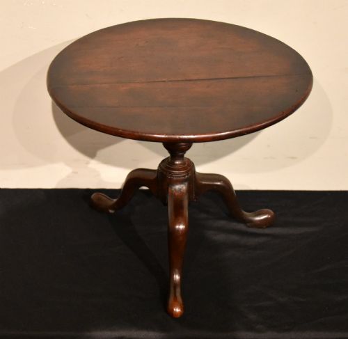 George III Mahogany Minituare Tripod Table