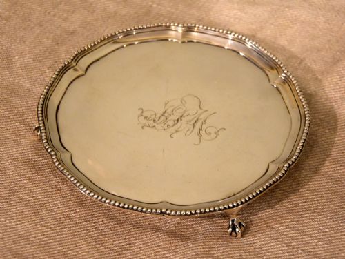 Fine Silver Tray by John Schofield London 1779