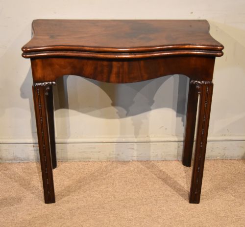 George III Cuban Mahogany Tea Table