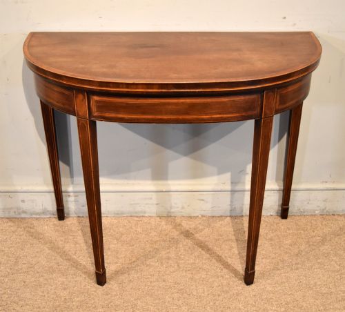 George III Mahogany Card Table
