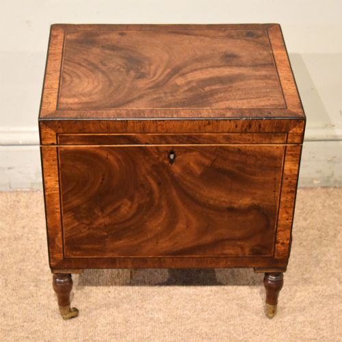 Regency Mahogany Cellerette with Drawer