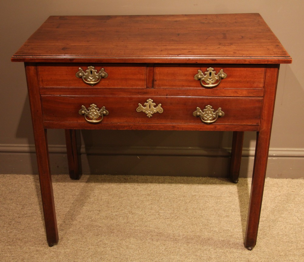 18th Century Fruitwood Pear and Plum Lowboy, Circa 1760