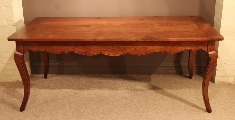 Early 20th century French Cherrywood Farmhouse Table, Circa 1930