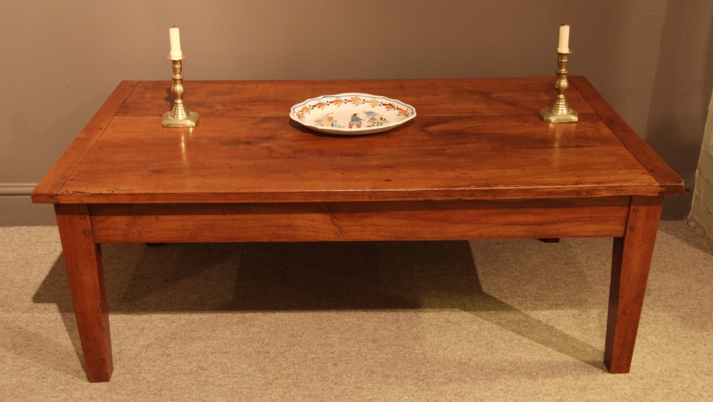 French Country Cherrywood Coffee Table, Circa 1820