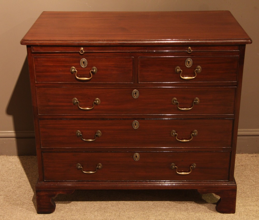 Mid 18th Century Mahogany Chest of Drawers Stamped Walton & Co