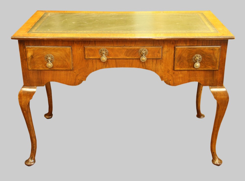 1920's Queen Anne Style Writing Table