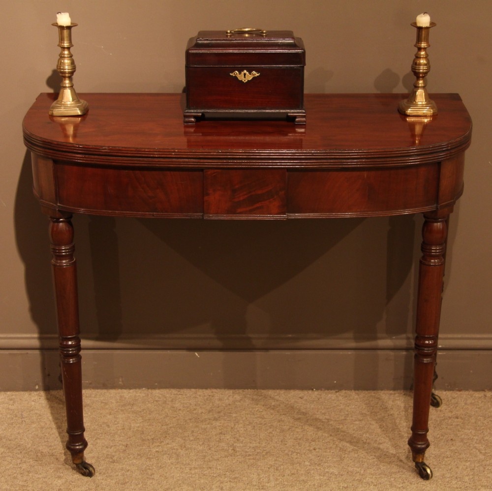 Attractive Regency Period Mahogany Tea Table, Circa 1815