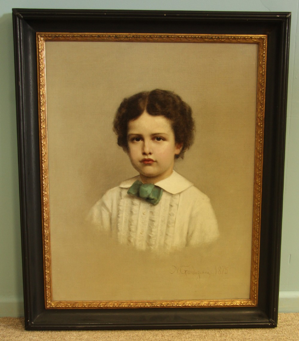 Portrait of a Boy, Oil Painting by Professor Michele Gorigiani 