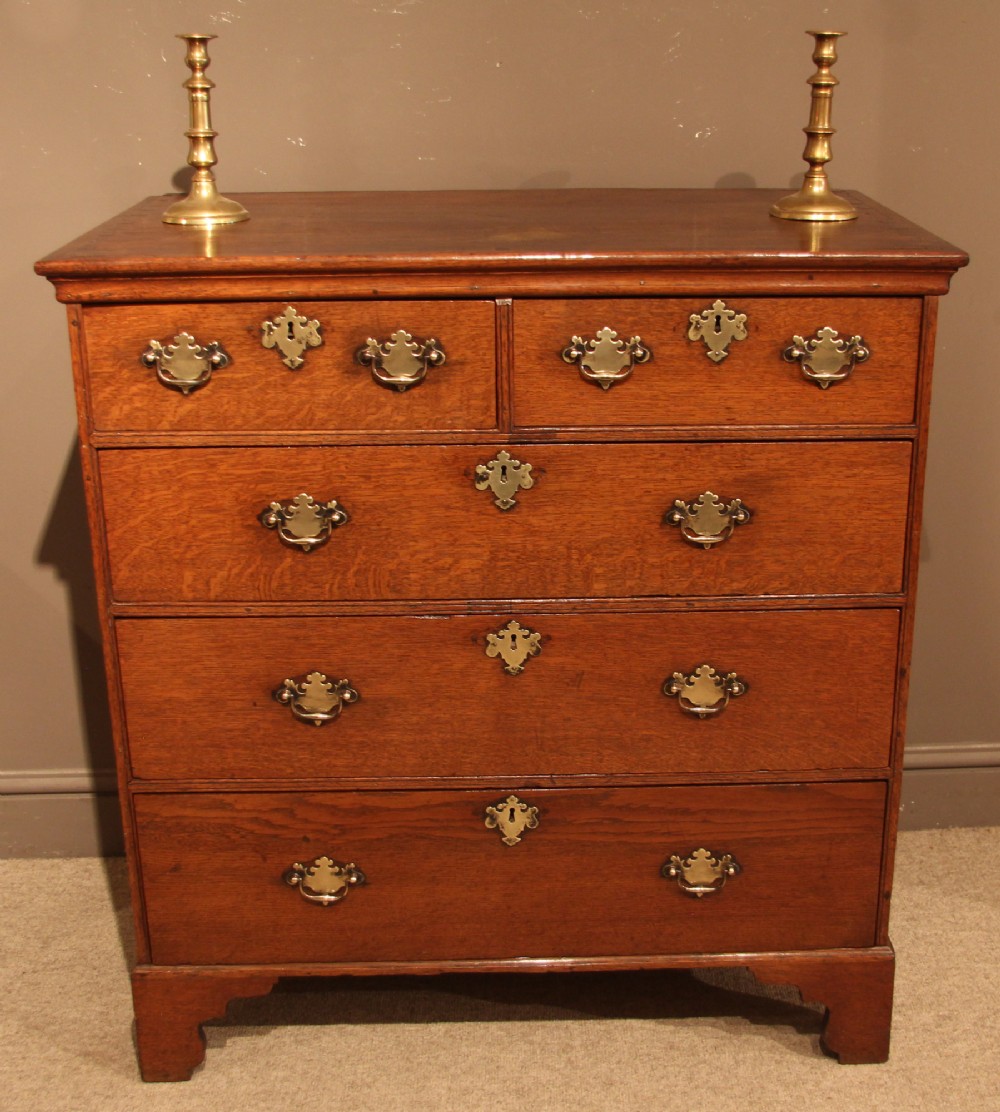 Mid 18th Century Oak Chest of Drawers, Circa 1750