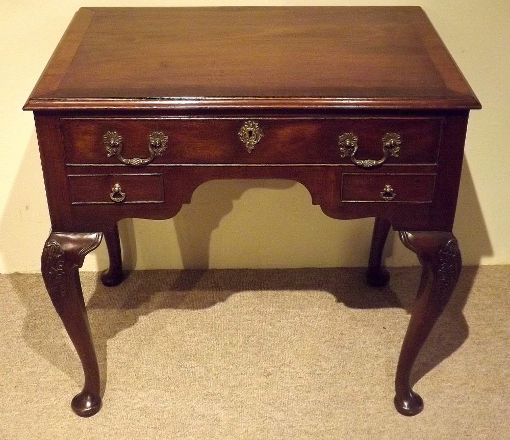 George II Mahogany Lowboy c1750