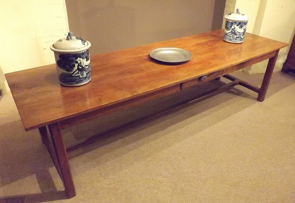 A Handsome Large French Farmhouse Table