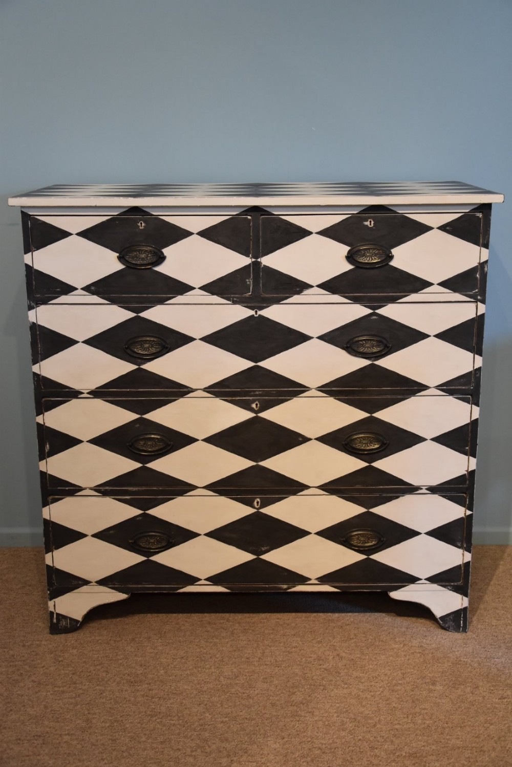 Early 20th Century Painted Chest of Drawers 