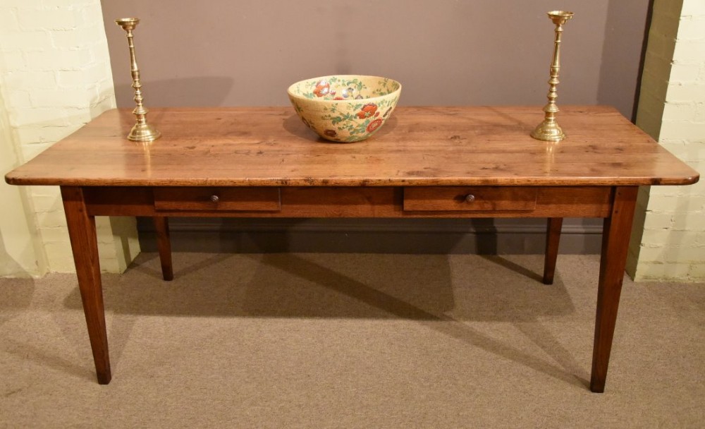 Mid 19th Century Oak Farmhouse French Table
