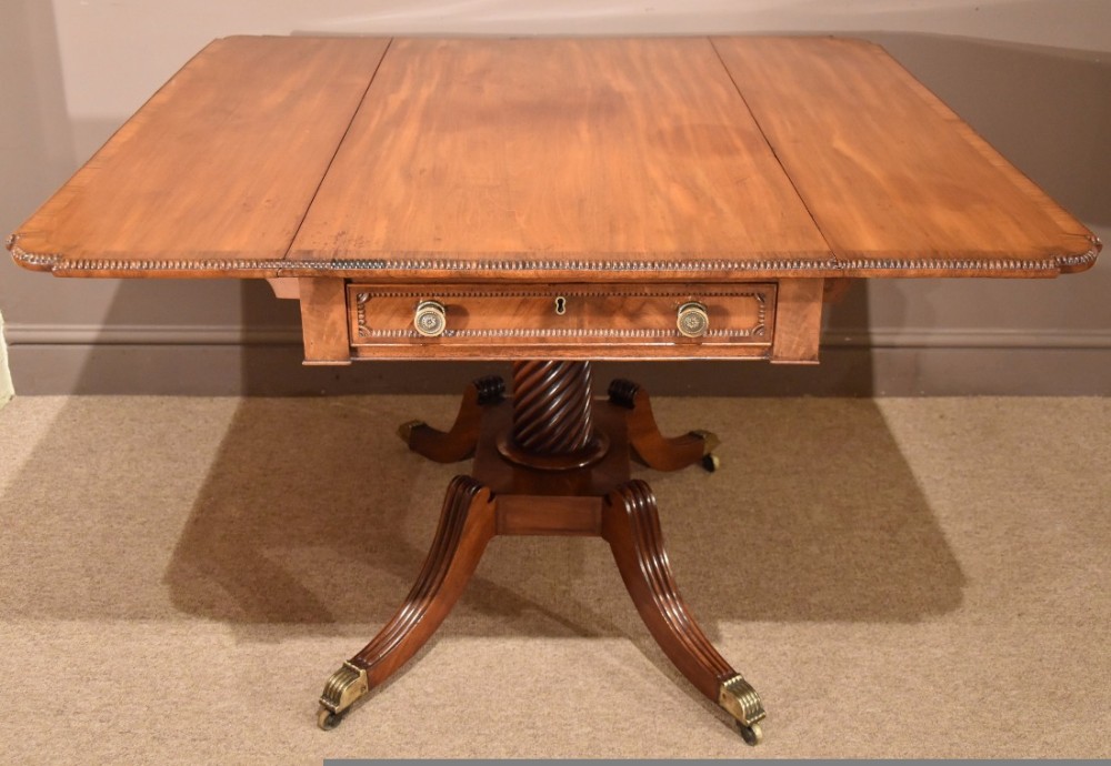 A Lovely Regency Mahogany Pembroke Table 