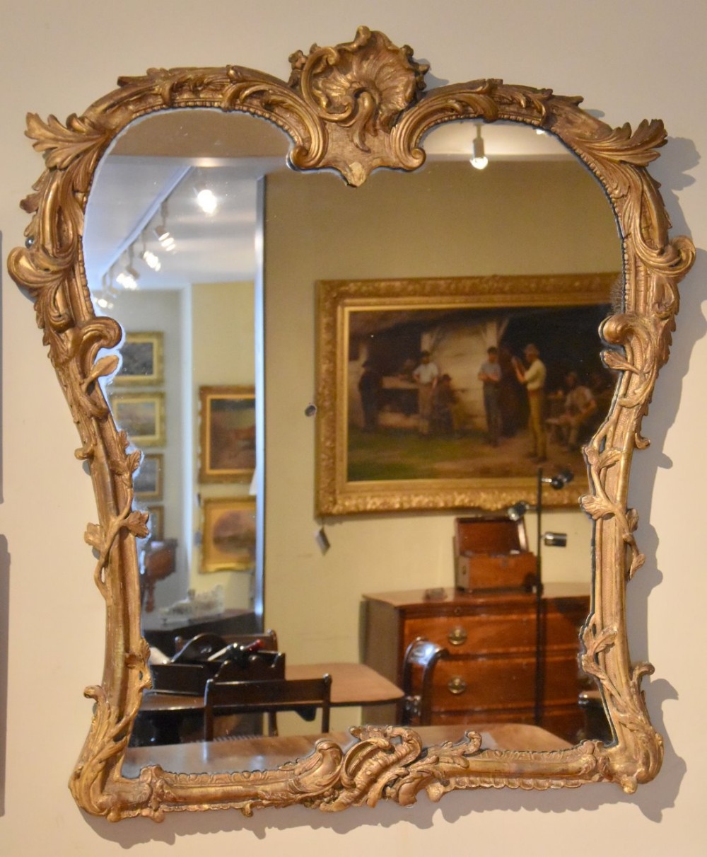 An Attractive Late 18th Century Continental Mirror