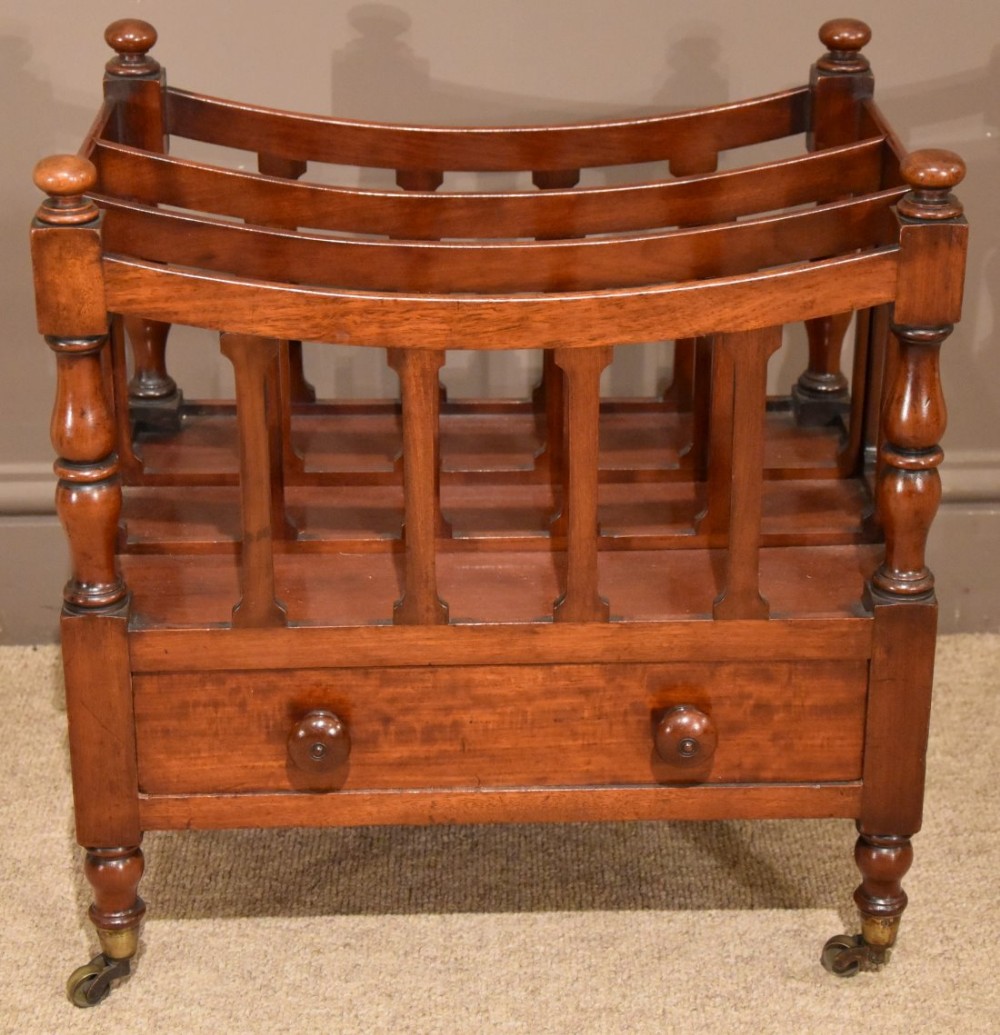 A Regency Mahogany Canterbury
