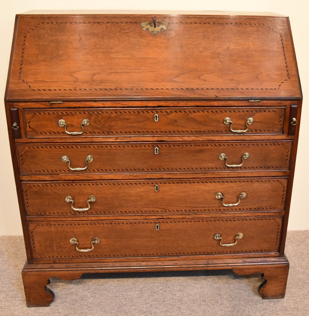 Mid 18th Century Oak Bureau 