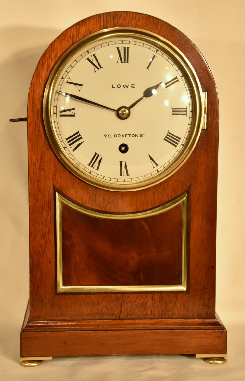 An Early Victorian Mahogany Mantel Timepiece
